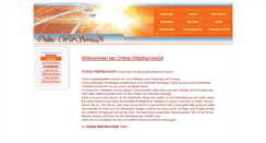 Desktop Screenshot of online-webservice24.de